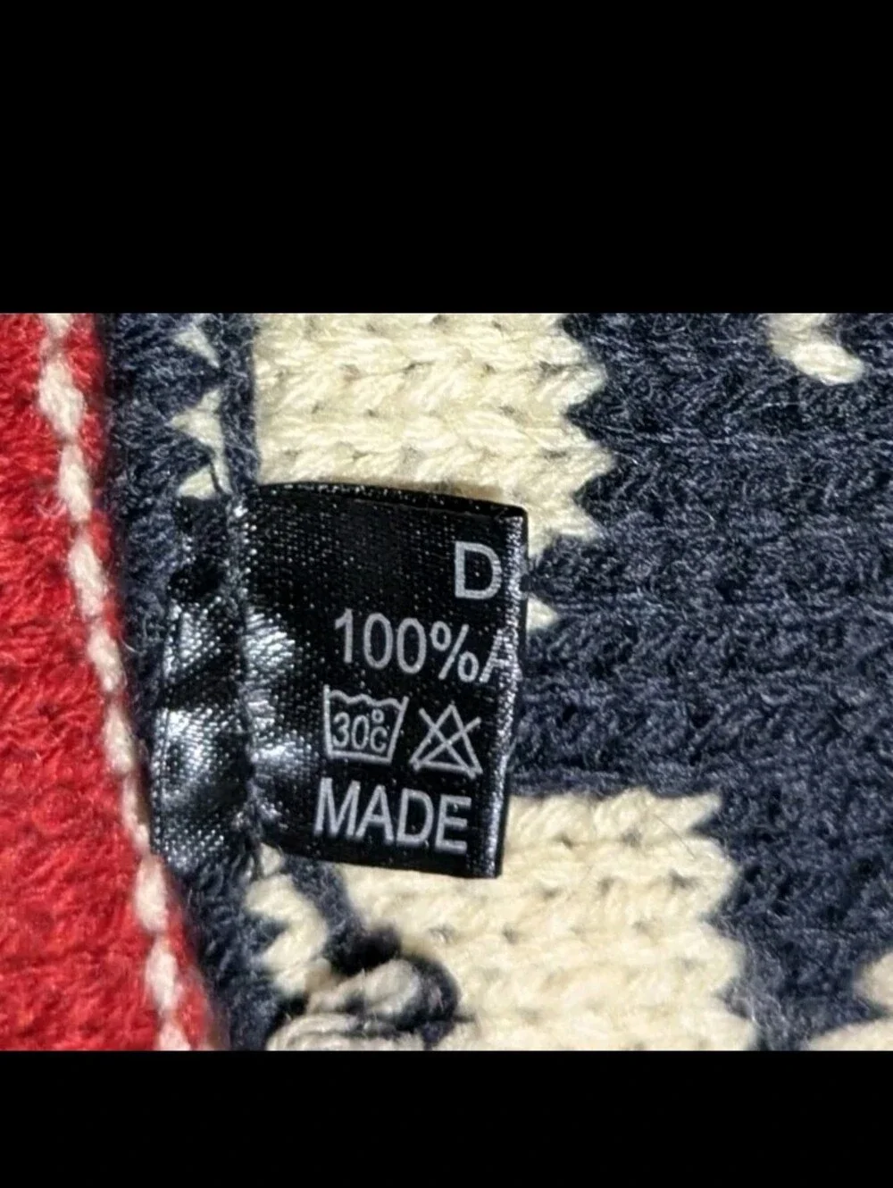 American Flag Infinity Scarf USA Stars & Stripes Red White & Blue Vintage Style